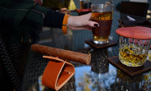 Load image into Gallery viewer, Coffee / Pint Leather Sleeve